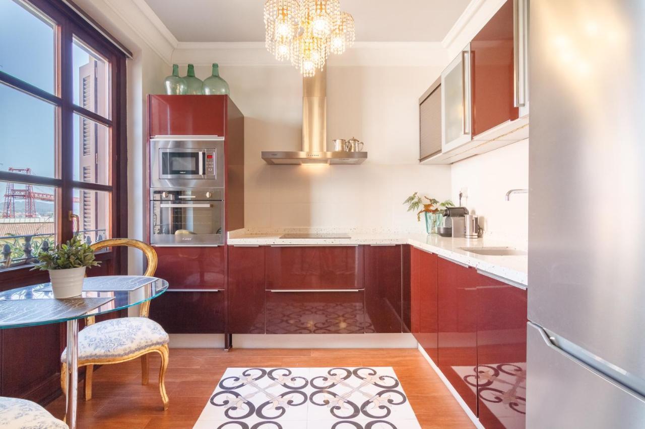 Amplio Y Elegante Con Diseno Vintage Lägenhet Portugalete Exteriör bild